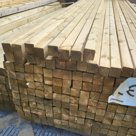 Treated Ungraded Sawn FSC/PEFC 47x50 (44x45f)